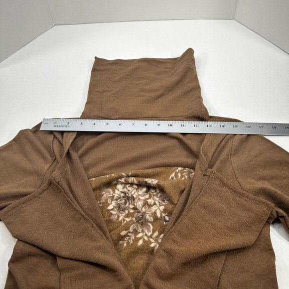 Eternal Rosa Women's Size Large Turtleneck Lightweight Long Sleeve Sweater Shirt - Picture 10 of 16